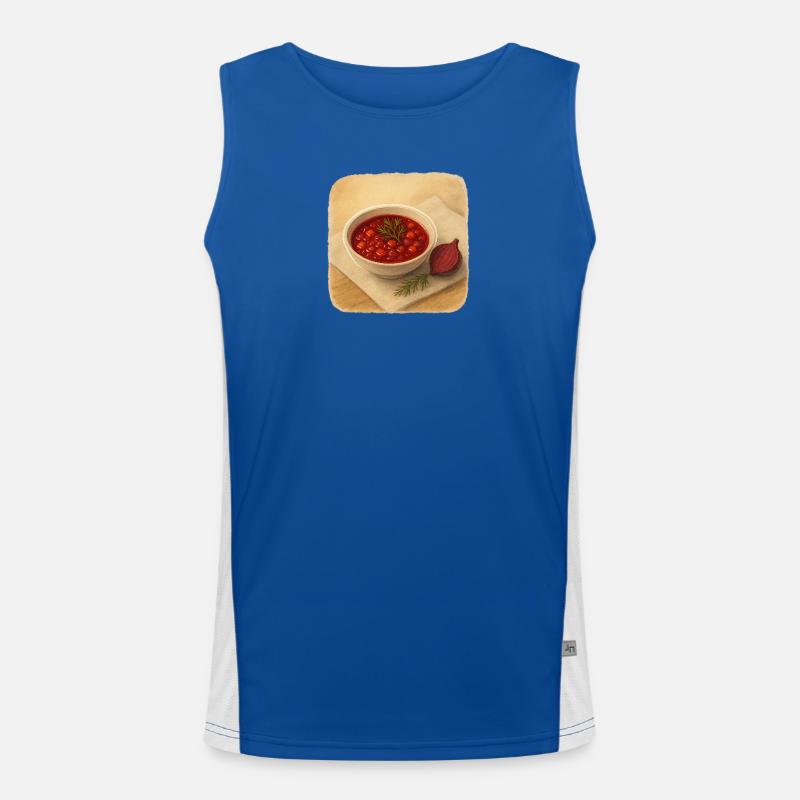 Beetroot soup Men's Functional Contrast Tank Top 