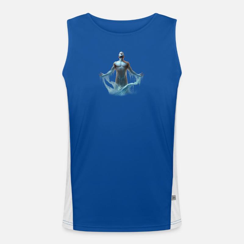 Erwachen Funktionelles Kontrast-Tank Top für Männer 