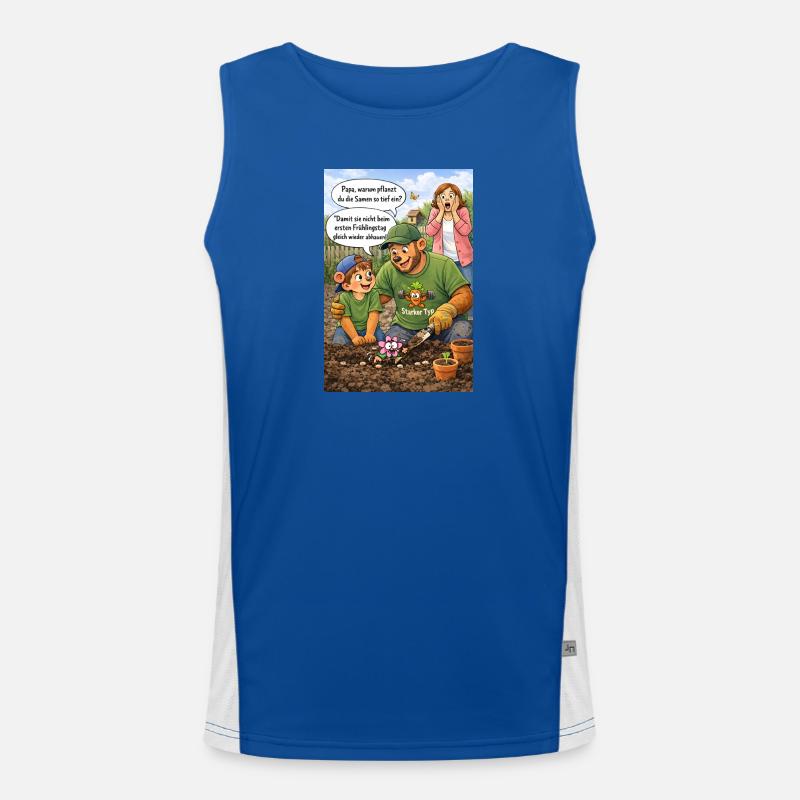 Gartenfreunde Beetspaß Funktionelles Kontrast-Tank Top für Männer 