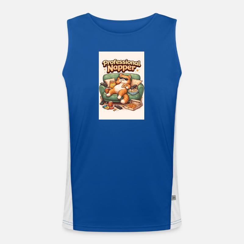 Professional napper Men's Functional Contrast Tank Top 
