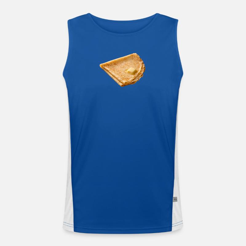 einfach Lecker Funktionelles Kontrast-Tank Top für Männer 