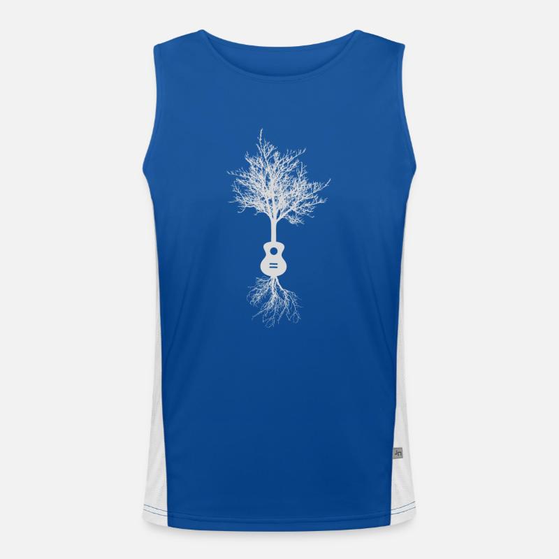Guitar tree Men's Functional Contrast Tank Top 