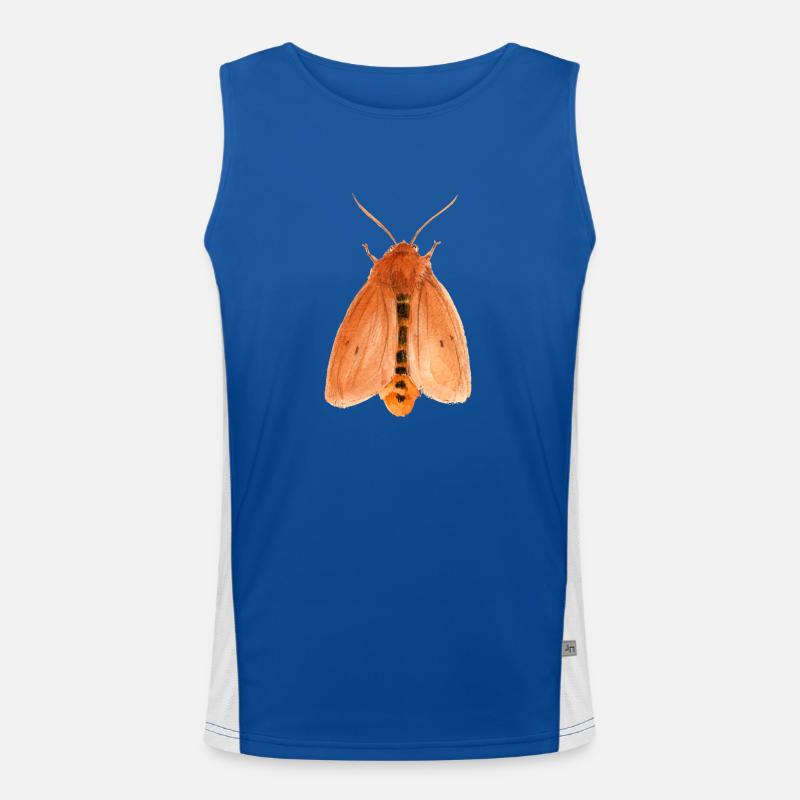 ruby tiger - Men's Functional Contrast Tank Top  - royal/white