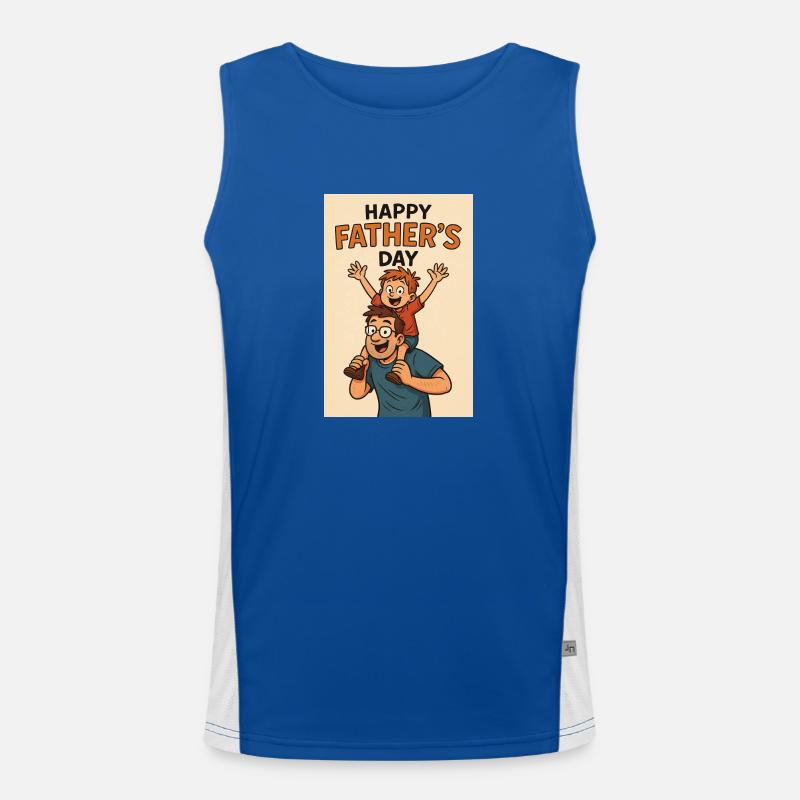 Vatertag - Vatertagsgschenk Funktionelles Kontrast-Tank Top für Männer 