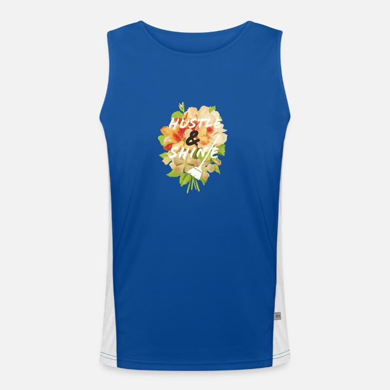 Hustle & Shine Men's Functional Contrast Tank Top 