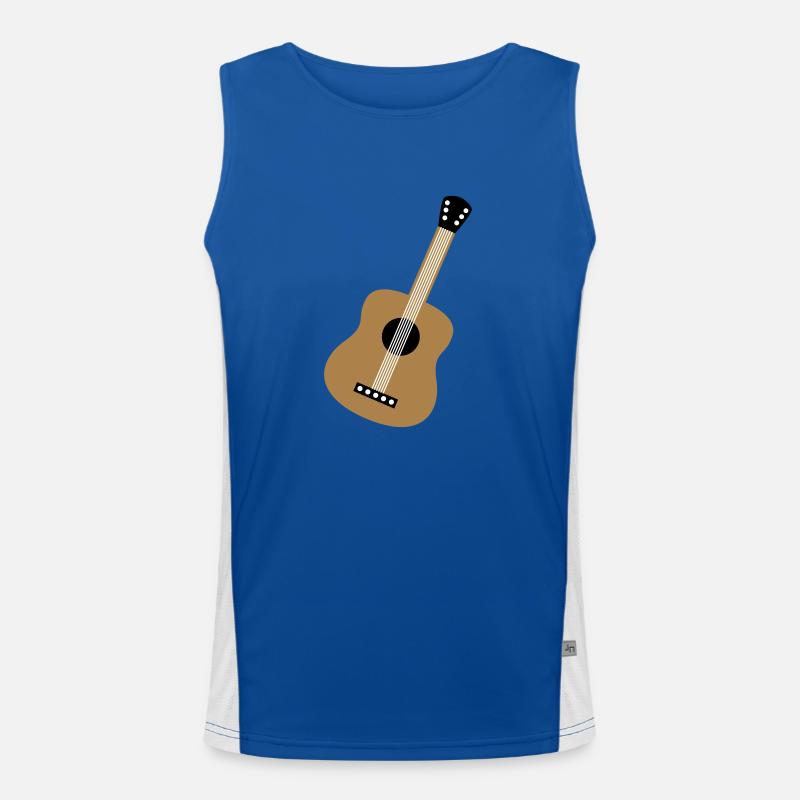 Gitarre Funktionelles Kontrast-Tank Top für Männer 