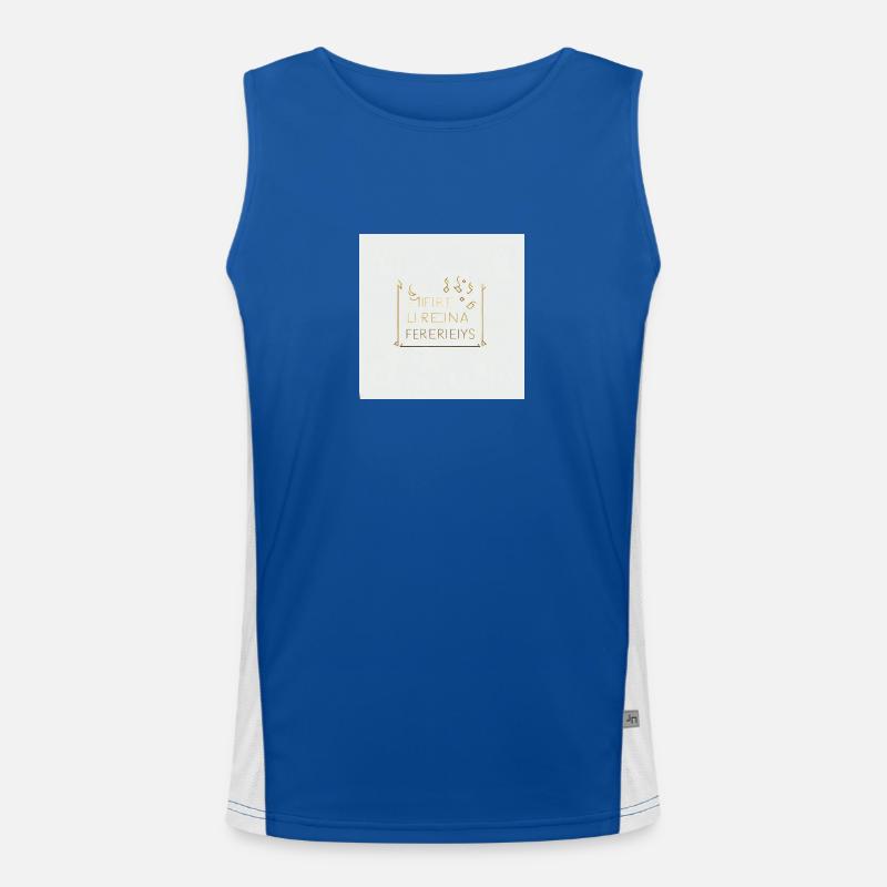 klare lienien Funktionelles Kontrast-Tank Top für Männer 