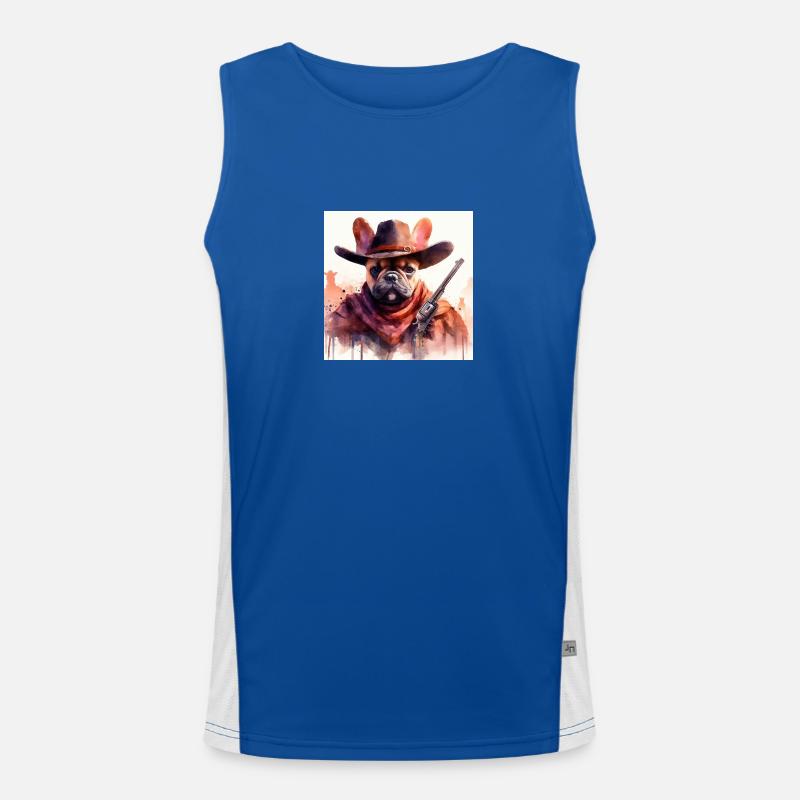 Bully West Men's Functional Contrast Tank Top 