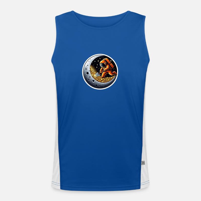 Spaceman Golddigger Men's Functional Contrast Tank Top 