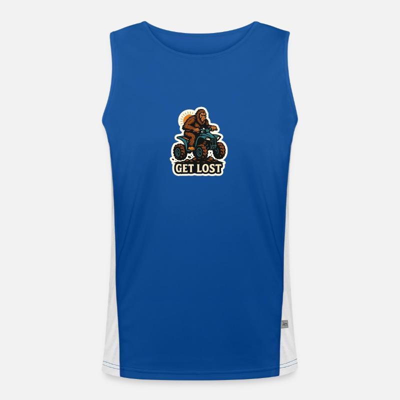 Get Lost Sasquatch Men's Functional Contrast Tank Top 