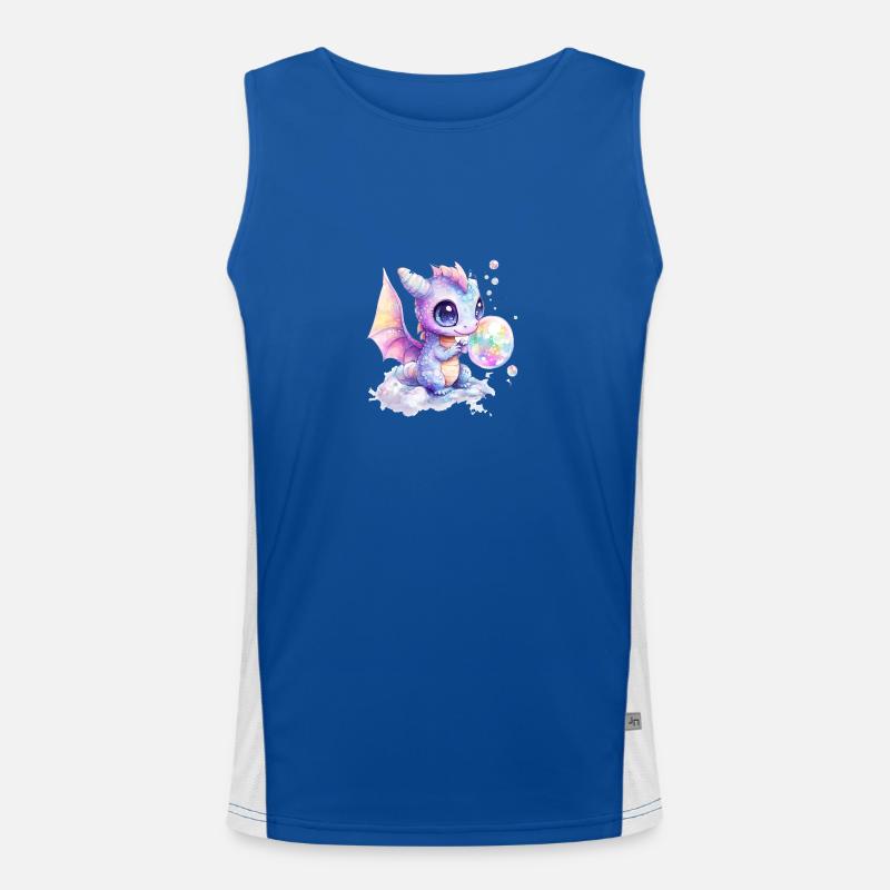 Drache Funktionelles Kontrast-Tank Top für Männer 