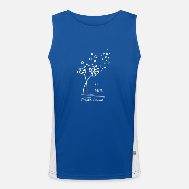 is mir Pusteblume Funktionelles Kontrast-Tank Top für Männer 