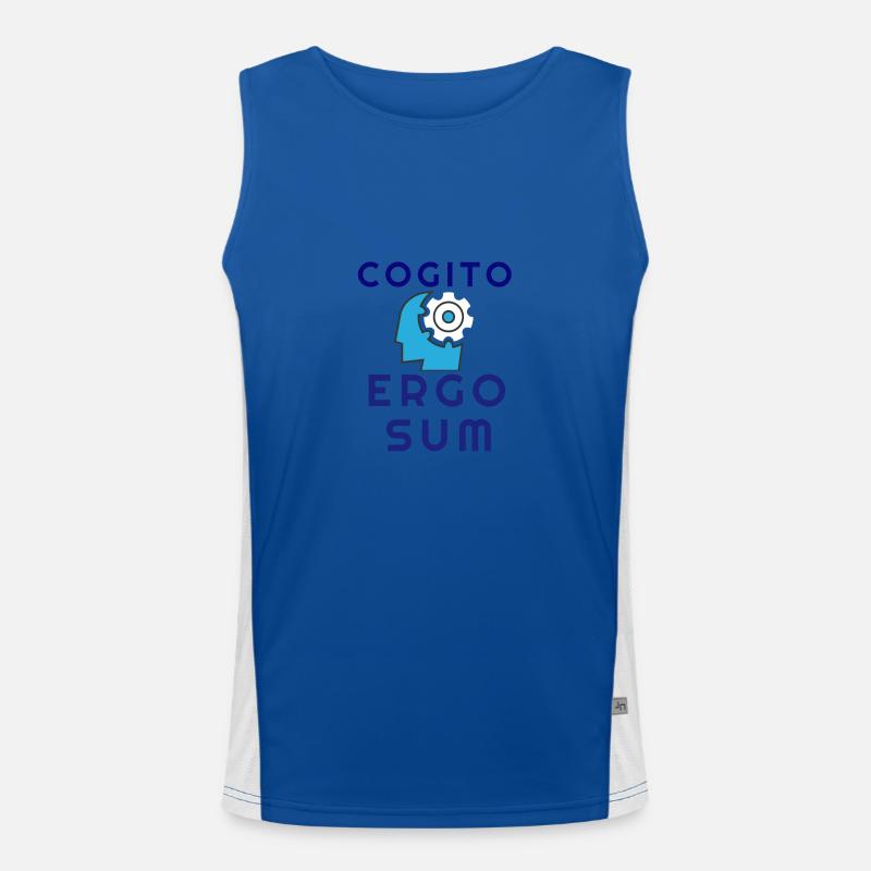 Cadeau pour prof de philo Débardeur respirant contrasté Homme 