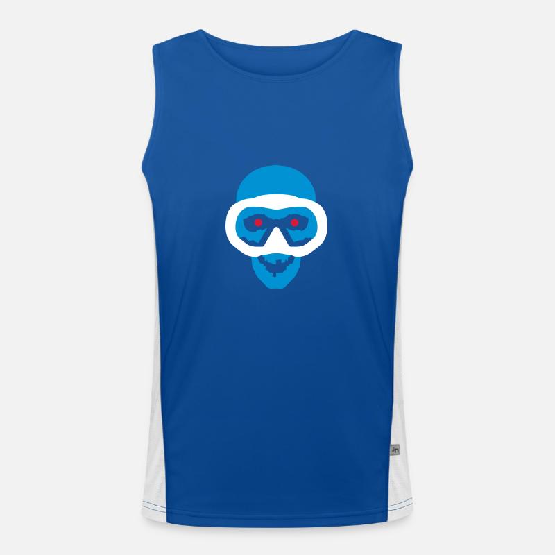 Dive Deep Logo Men's Functional Contrast Tank Top 