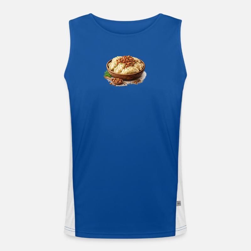 Wareniki Funktionelles Kontrast-Tank Top für Männer 