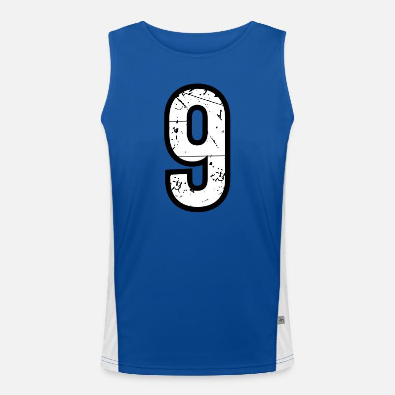 9 Funktionelles Kontrast-Tank Top für Männer 