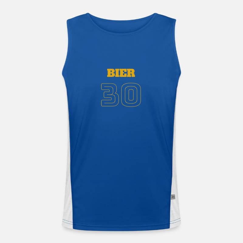 Bier Trikot Funktionelles Kontrast-Tank Top für Männer 