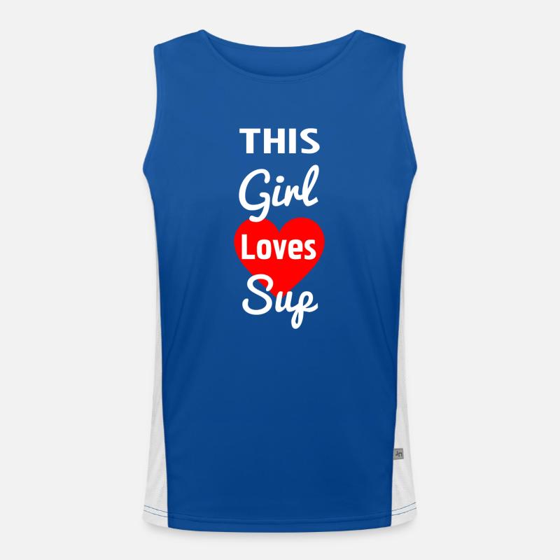 Skateboard SUP Surfen Funktionelles Kontrast-Tank Top für Männer 