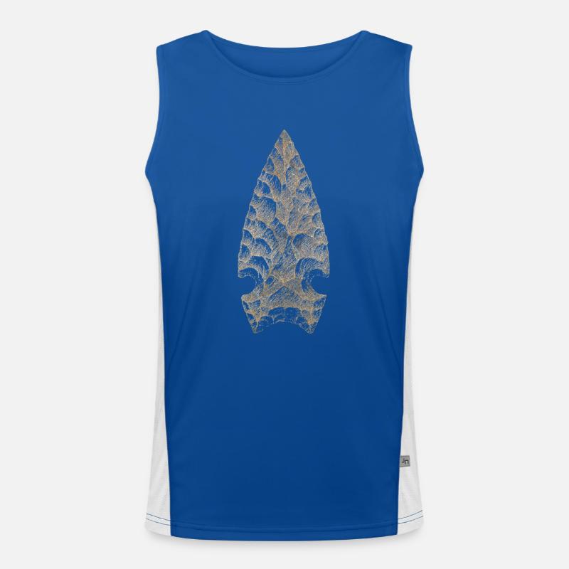 Pointe de flèche Débardeur respirant contrasté Homme 