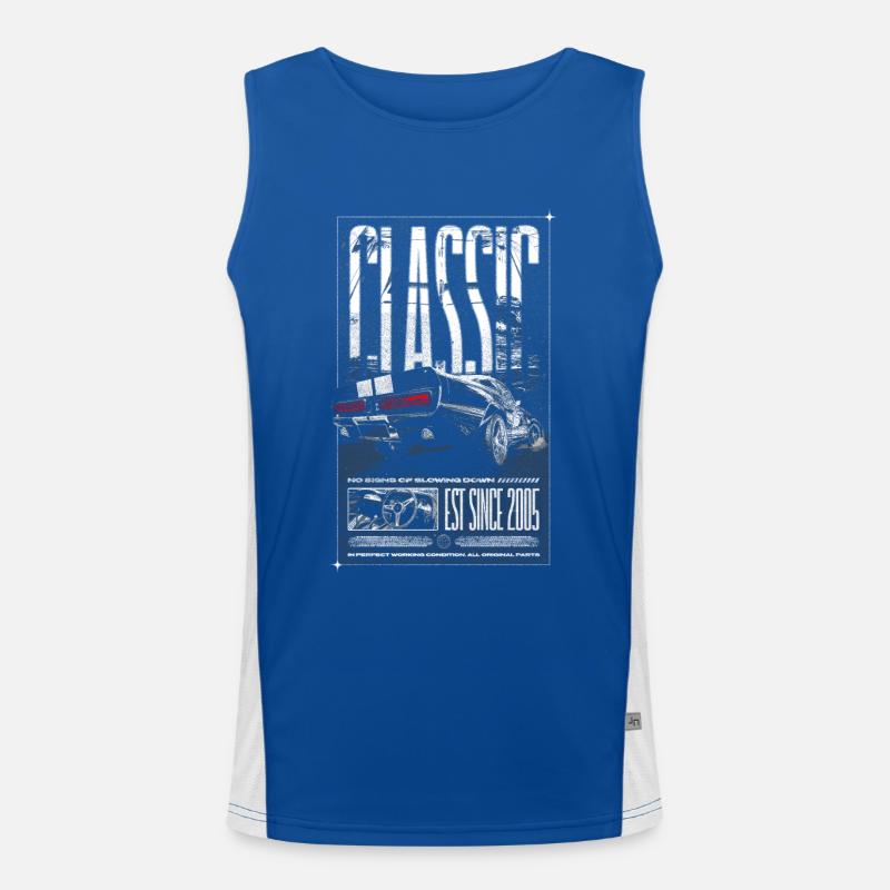 Ich bin nicht alt, ich bin ein Oldtimer, Oldtimer Jahrgang 2005 Funktionelles Kontrast-Tank Top für Männer 