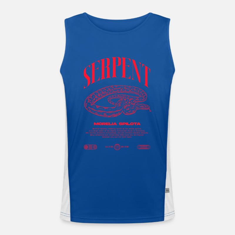 Teppich Python Moderne Reptile Keeper Streetwear Funktionelles Kontrast-Tank Top für Männer 