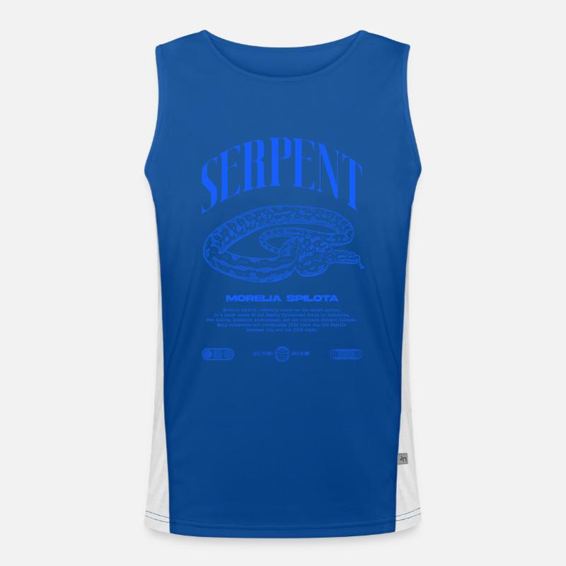 Teppich Python Moderne Reptile Keeper Streetwear Funktionelles Kontrast-Tank Top für Männer 