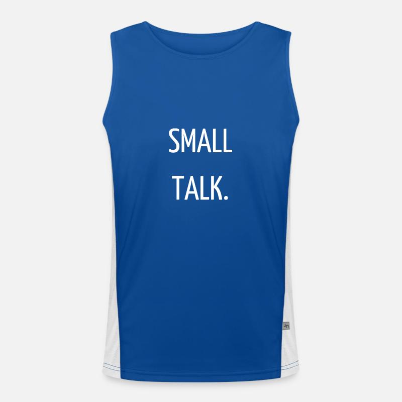 Small talk Men's Functional Contrast Tank Top 
