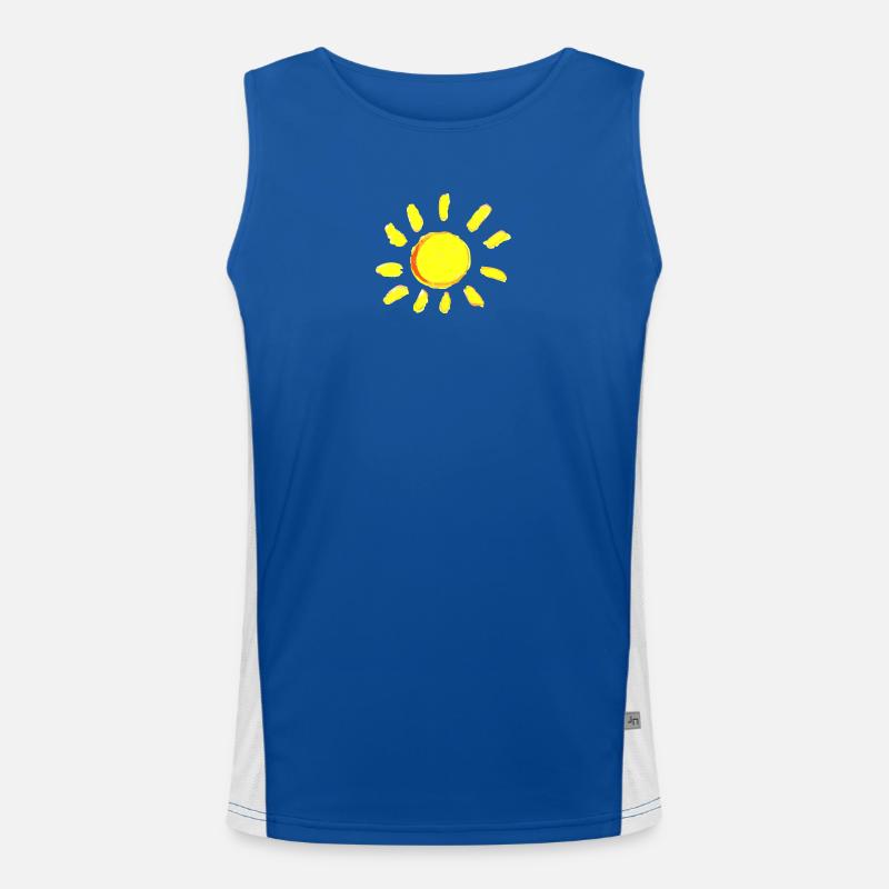 sun sun Men's Functional Contrast Tank Top 