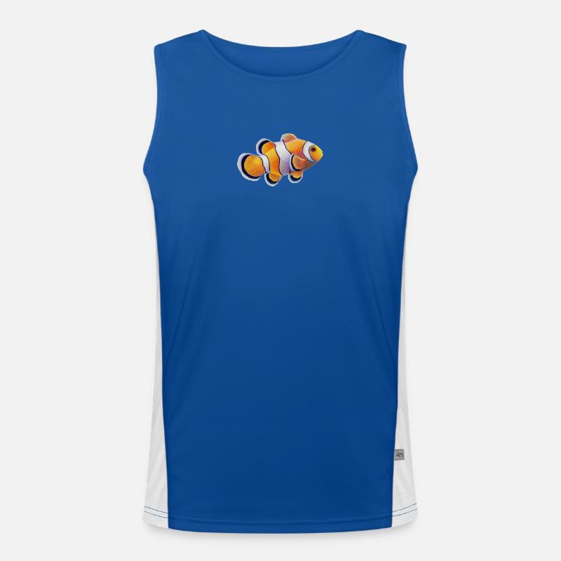 Clownfish Men's Functional Contrast Tank Top 