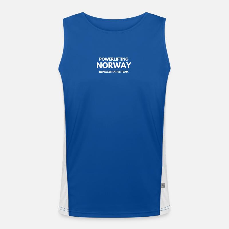 Representative Team - Men's Functional Contrast Tank Top  - royal/white