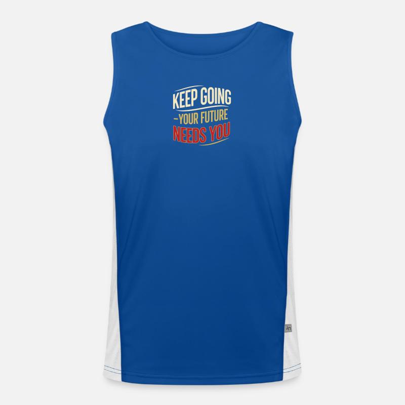 Continue to the future Men's Functional Contrast Tank Top 