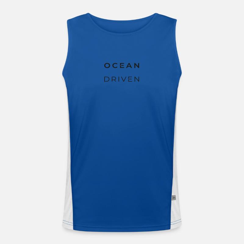 OCEAN DRIVER Men's Functional Contrast Tank Top 