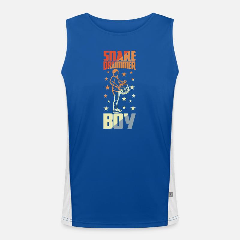 Small drummer Men's Functional Contrast Tank Top 