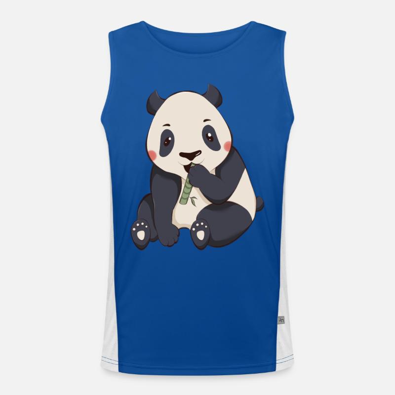 Panda Men's Functional Contrast Tank Top 