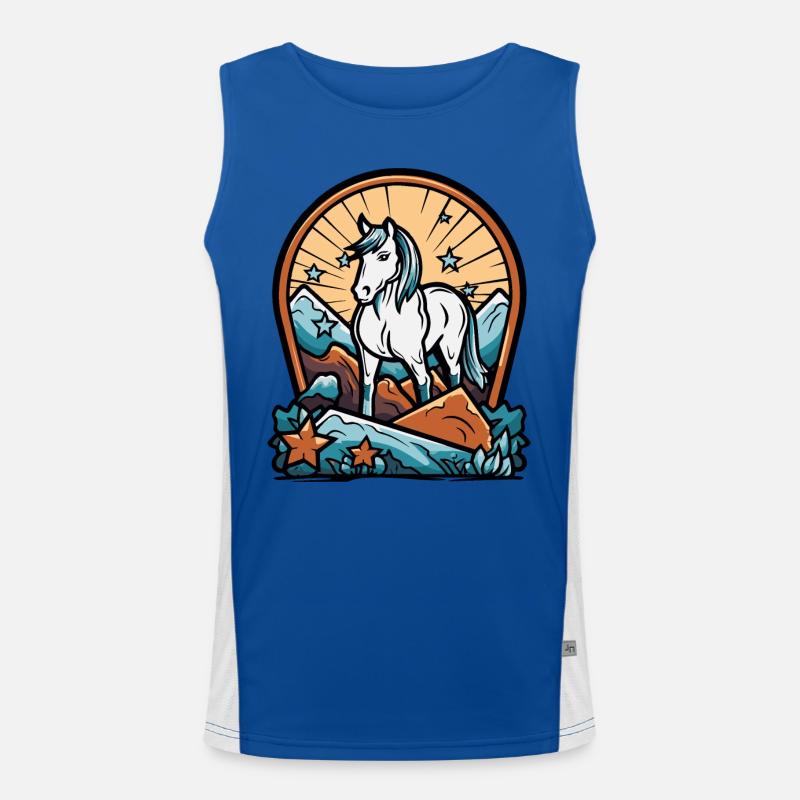 J’aime mon poney Débardeur respirant contrasté Homme 