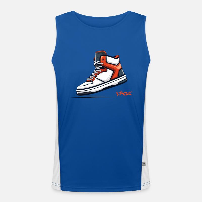 Sneaker Fan Turnschuh Men's Functional Contrast Tank Top 