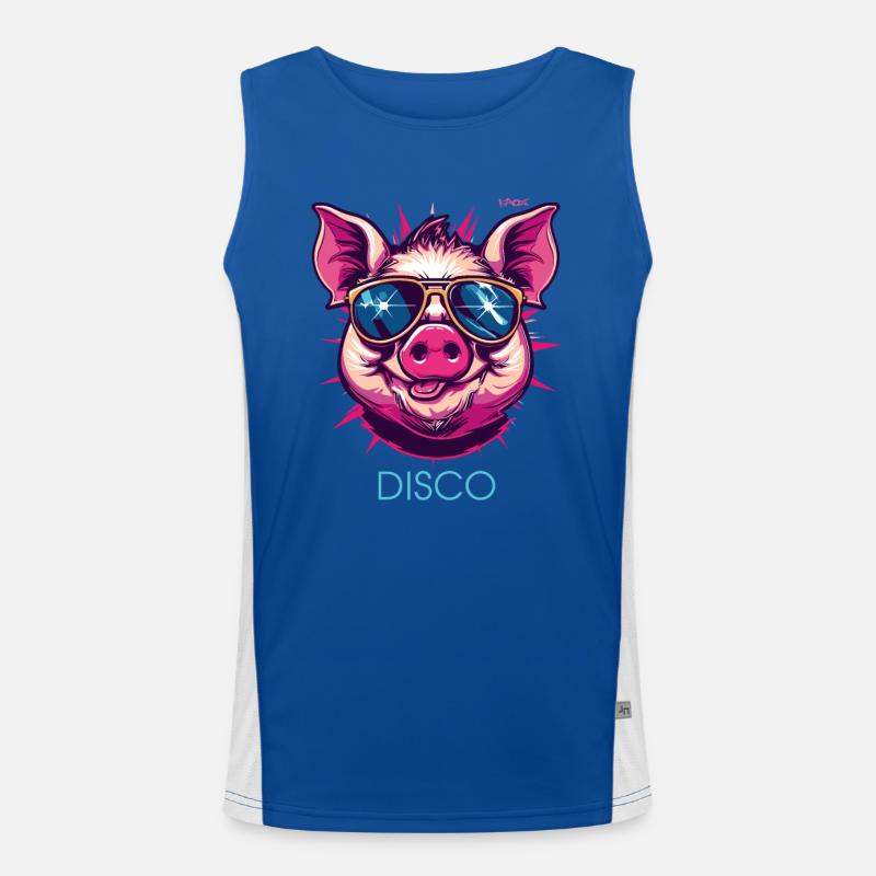 Cochon Disco Débardeur respirant contrasté Homme 