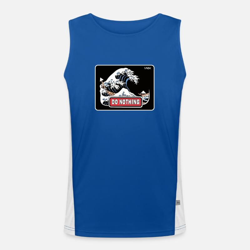 Tu nichts Funktionelles Kontrast-Tank Top für Männer 