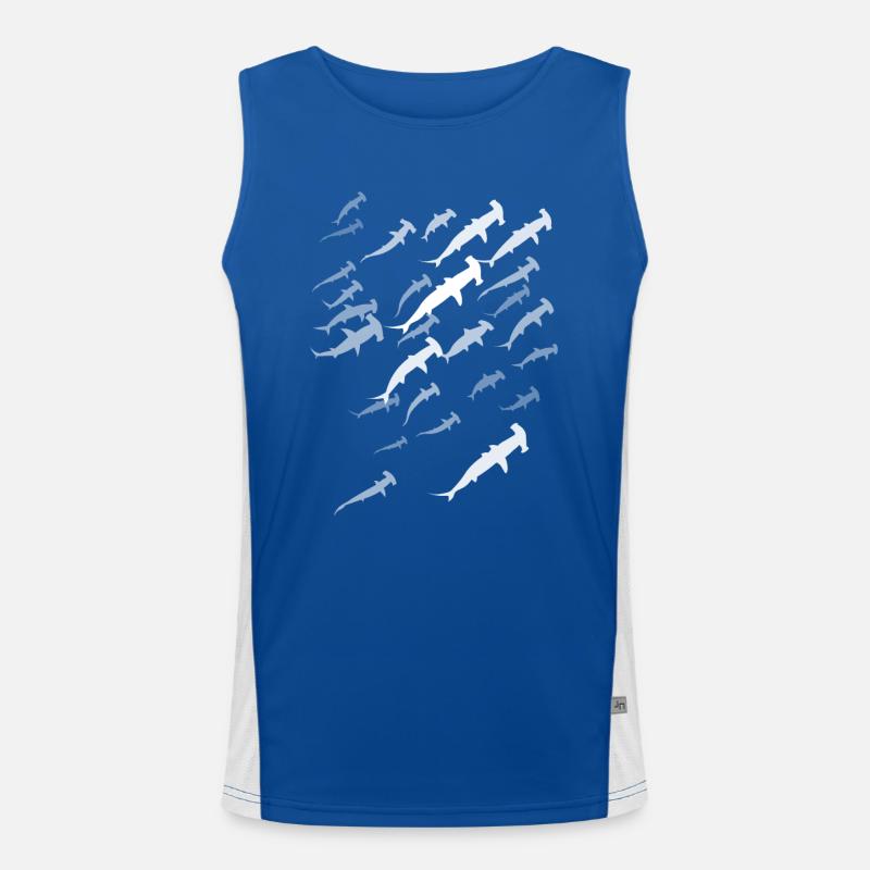 Banc de marteaux de conception de plongeurs Débardeur respirant contrasté Homme 