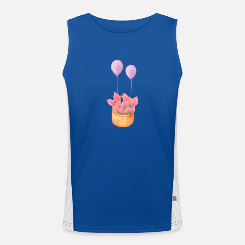 Corbeille de fleurs Débardeur respirant contrasté Homme 