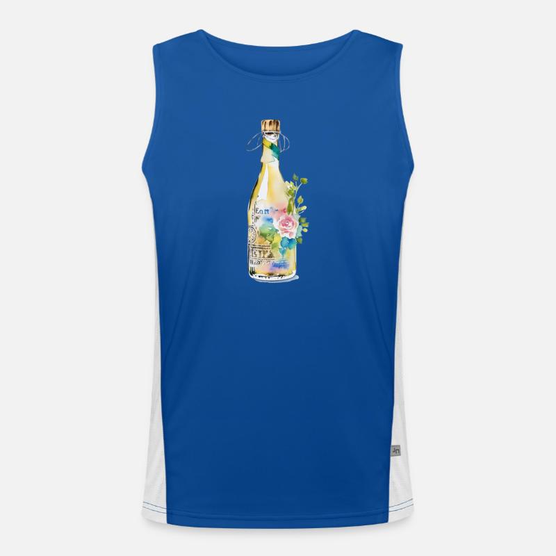 Flasche Funktionelles Kontrast-Tank Top für Männer 
