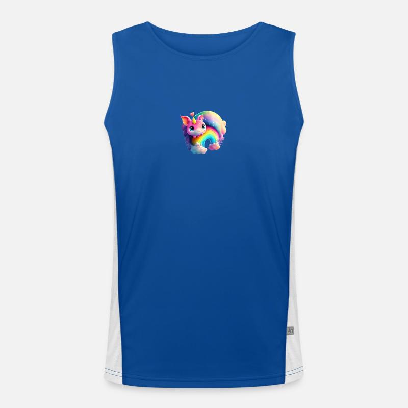 Rainbow Men's Functional Contrast Tank Top 