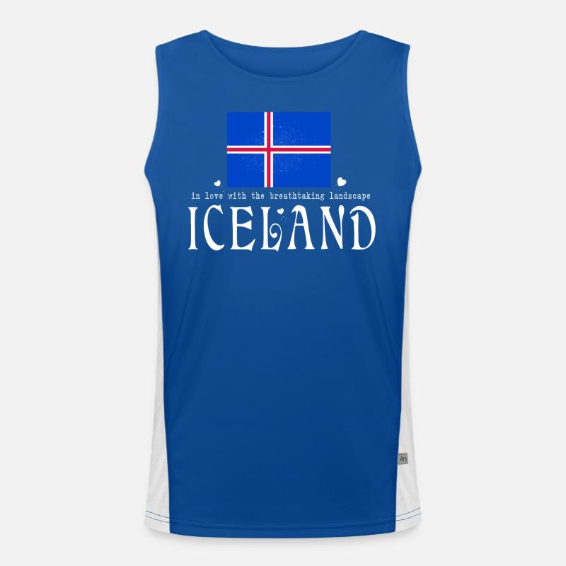 Iceland Men's Functional Contrast Tank Top 
