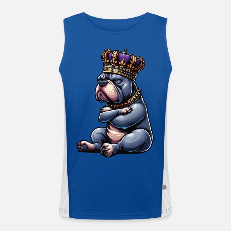 American Bully Bully Pit Bullys Bullybesitzer  Funktionelles Kontrast-Tank Top für Männer 
