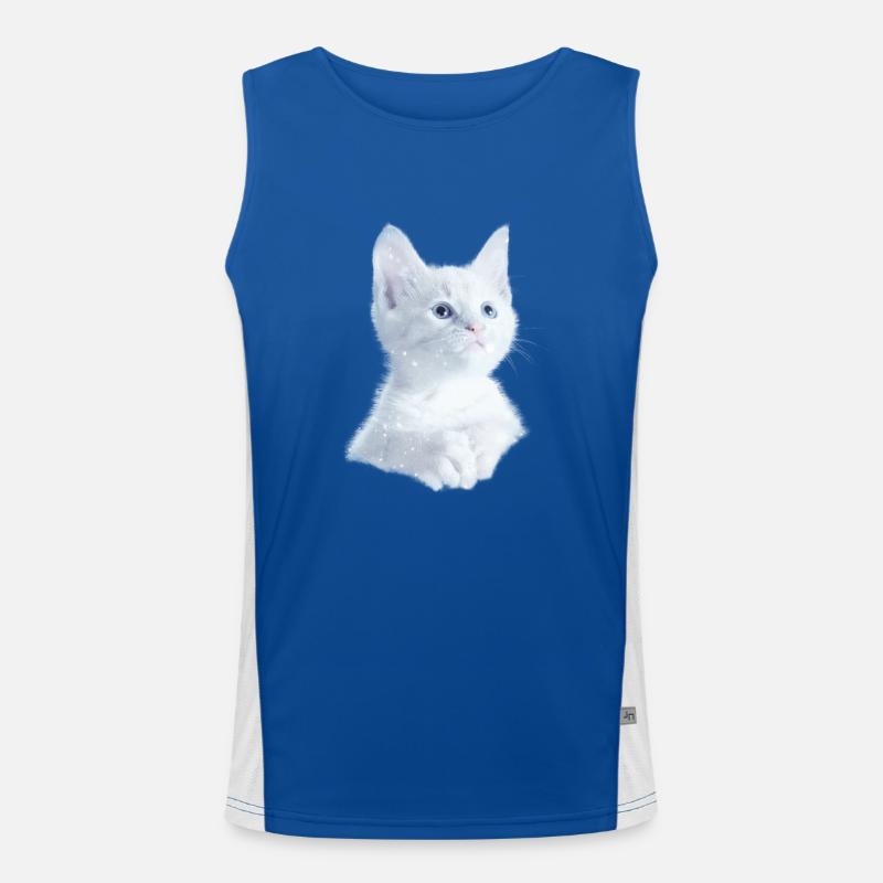 Chemise Chats Chaton Kitty Débardeur respirant contrasté Homme 