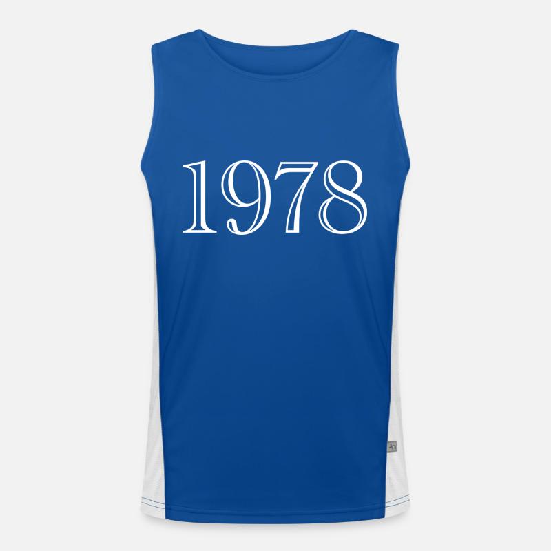 1978 - gift born in 1978 Men's Functional Contrast Tank Top 