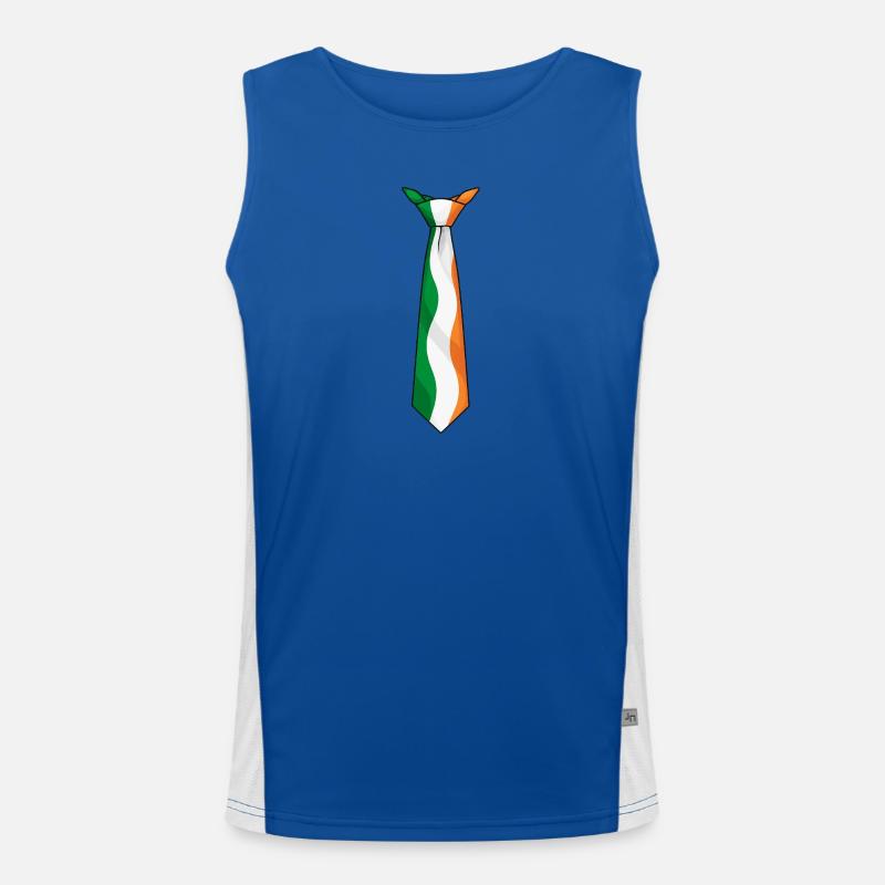Cravate d’Irlande – Conception du drapeau Débardeur respirant contrasté Homme 