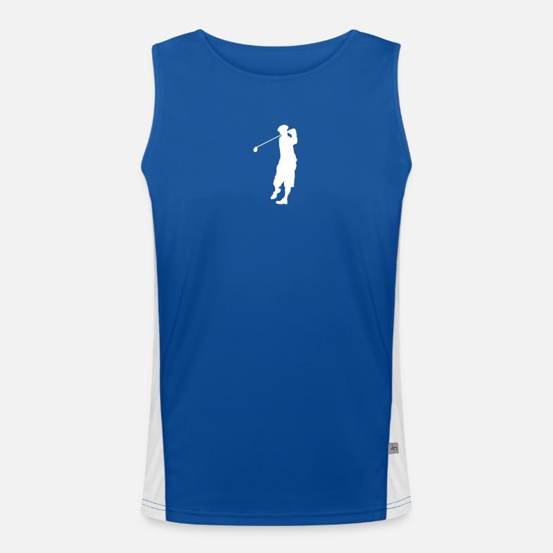Silhouette de golf Débardeur respirant contrasté Homme 
