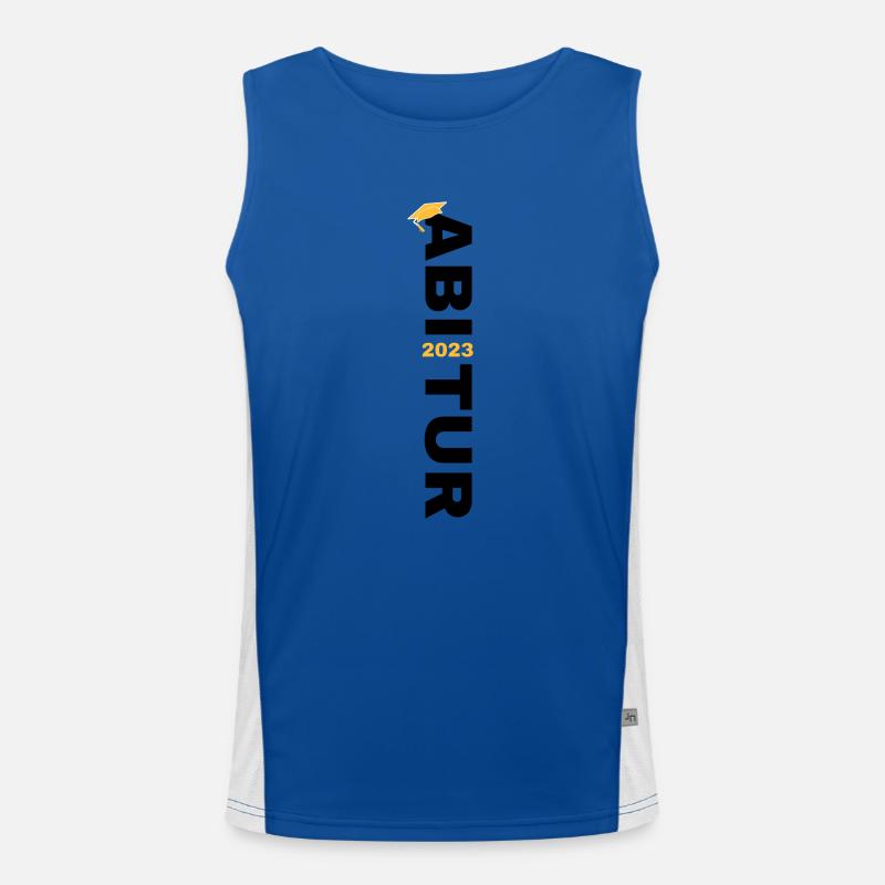 Abitur 2023 Abschluss Funktionelles Kontrast-Tank Top für Männer 