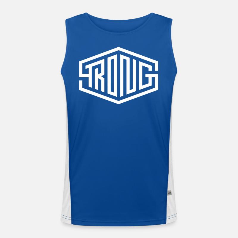 Strong Men's Functional Contrast Tank Top 
